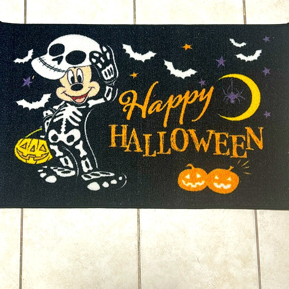 Mickey House Halloween Mat
